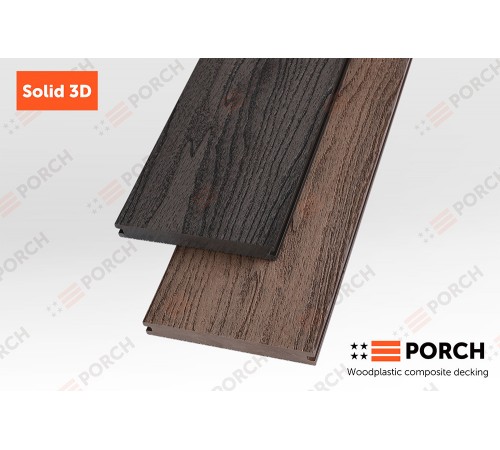 Композитная террасная доска Porch Solid Teak 18*140*2900 Композитная террасная доска Porch Solid Teak 18*140*2900