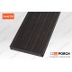 Композитная террасная доска Porch Solid Dark Coffee 18*140*2900