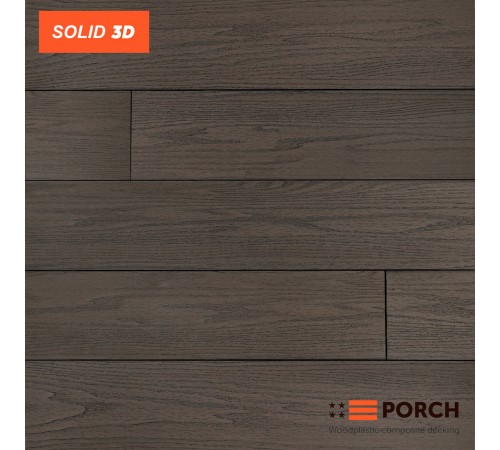 Композитная террасная доска Porch Solid Dark Coffee 18*140*2900 Композитная террасная доска Porch Solid Dark Coffee 18*140*2900
