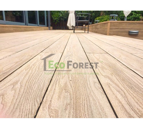 Композитная террасная доска Porch Solid Teak 18*140*2900 Композитная террасная доска Porch Solid Teak 18*140*2900
