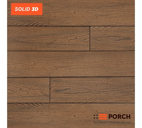 Композитная террасная доска Porch Solid Teak 18*140*2900 Композитная террасная доска Porch Solid Teak 18*140*2900