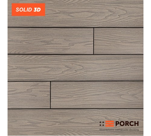 Композитная террасная доска Porch Solid Cream 18*140*2900 Композитная террасная доска Porch Solid Cream 18*140*2900