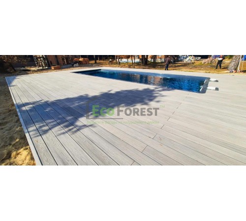 Композитная террасная доска Porch Solid Cream 18*140*2900 Композитная террасная доска Porch Solid Cream 18*140*2900