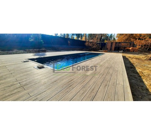 Композитная террасная доска Porch Solid Cream 18*140*2900 Композитная террасная доска Porch Solid Cream 18*140*2900