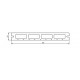 Композитная доска террасная Tardex Lite Premium 2D 20*155*2200
