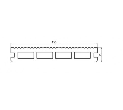 Композитная террасная доска Tardex Classic 2D 20*150*2200 Композитная террасная доска Tardex Classic 2D 20*150*2200