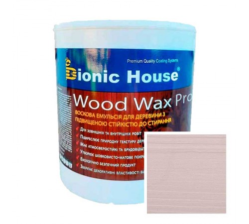 Постачальник: Місто: Київ WOOD WAX PRO Біла База Bionic-House 2,5л Грей