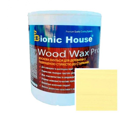 Постачальник: Місто: Київ WOOD WAX PRO Біла База Bionic-House 2,5л