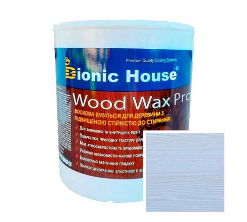 Постачальник: Місто: Київ WOOD WAX PRO Біла База Bionic-House 2,5л Баунті