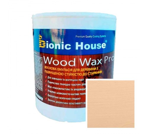 Постачальник: Місто: Київ WOOD WAX PRO Біла База Bionic-House 2,5л Бейліс