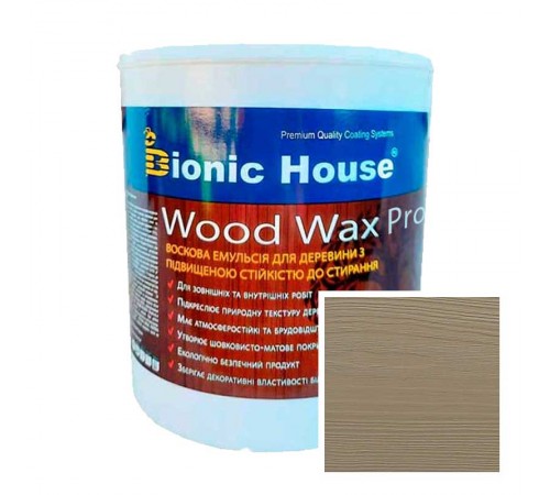 Постачальник: Місто: Київ WOOD WAX PRO Біла База Bionic-House 2,5л Сірий Сланець