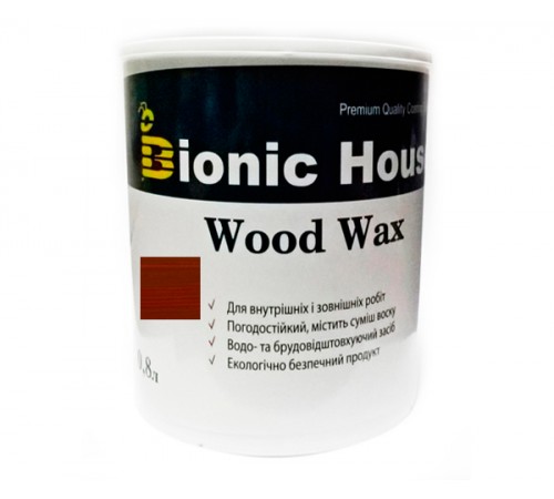 Краска для дерева WOOD WAX Bionic-House 0,8л Шоколад А109