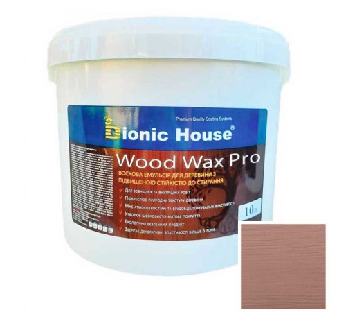 WOOD WAX PRO Белая База Bionic-House 10л Баклажан WOOD WAX PRO Белая База Bionic-House 10л Баклажан