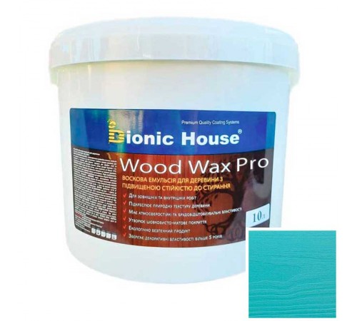 Постачальник: Місто: Київ WOOD WAX PRO Біла База Bionic-House 10л Бірюза