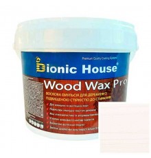 Краска для дерева WOOD WAX PRO бесцветная база Bionic-House 0,8л Белый