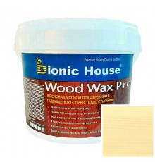 Краска для дерева WOOD WAX PRO бесцветная база Bionic-House 0,8л Слоновая кость