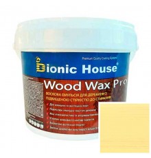 Краска для дерева WOOD WAX PRO бесцветная база Bionic-House 0,8л Медовый