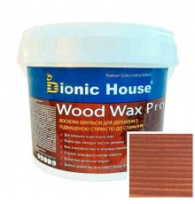 Краска для дерева WOOD WAX PRO бесцветная база Bionic-House 0,8л Сандал