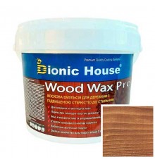 Краска для дерева WOOD WAX PRO бесцветная база Bionic-House 0,8л Золотой Орех