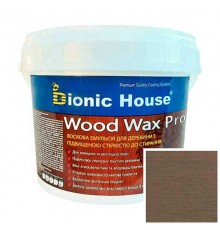 Краска для дерева WOOD WAX PRO безКолірна база Bionic-House 0,8л Умбра