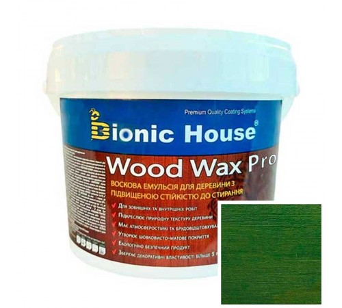 Краска для дерева WOOD WAX PRO бесцветная база Bionic-House 0,8л Кипарис