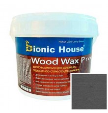 Краска для дерева WOOD WAX PRO бесцветная база Bionic-House 0,8л Арт Грей