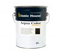 Краска для дерева Aqua Color UV-protect 10л Чорне дерево А120