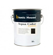 Краска для дерева Aqua Color UV-protect 10л Чорне дерево А120