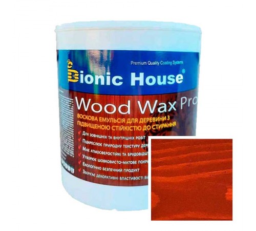 Краска для дерева WOOD WAX PRO безКолірна база Bionic-House 2,5л Тік