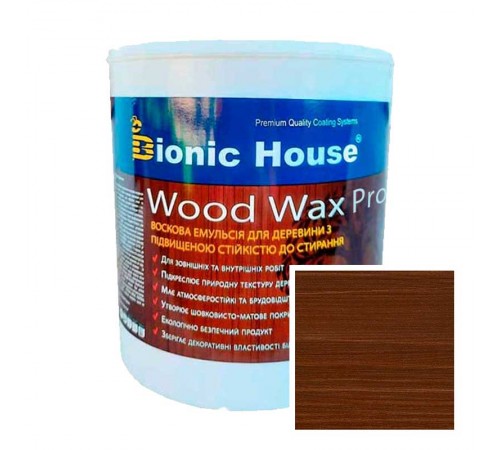 Фарба для дерева WOOD WAX PRO безКолірна база Bionic-House 2,5л