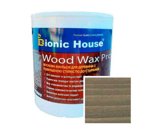 Фарба для дерева WOOD WAX PRO безКолірна база Bionic-House 2,5л Вільха