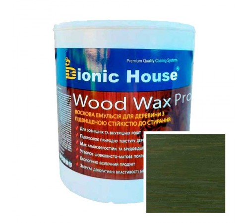 Краска для дерева WOOD WAX PRO безКолірна база Bionic-House 2,5л Мірт