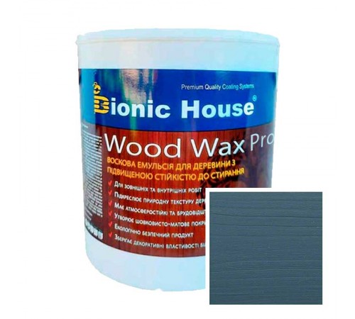 Краска для дерева WOOD WAX PRO бесцветная база Bionic-House 2,5л Крайола