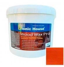 Краска для дерева WOOD WAX PRO бесцветная база Bionic-House 10л Махагон