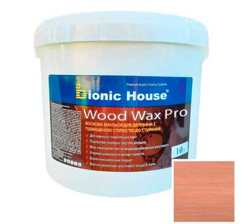 Краска для дерева WOOD WAX PRO безКолірна база Bionic-House 10л Індіго