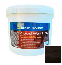 Краска для дерева WOOD WAX PRO безбарвна база Bionic-House 10л Чорний