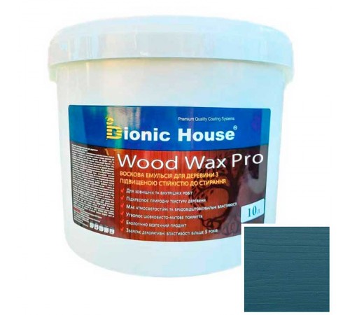 Краска для дерева WOOD WAX PRO бесцветная база Bionic-House 10л Крайола