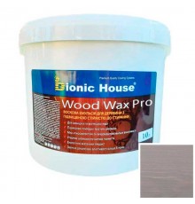 Краска для дерева WOOD WAX PRO безКолірна база Bionic-House 10л Попіл