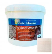 Краска для дерева WOOD WAX PRO бесцветная база Bionic-House 10л Белый Дуб