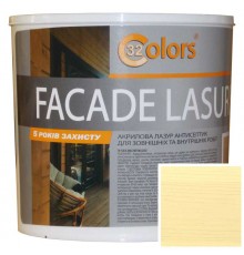 Фарба-блакитна для дерева фасадна побутова 32 COLOR 0,8л Слонова кістка