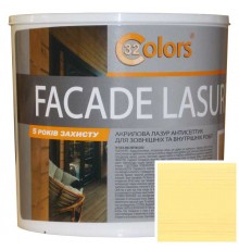 Фарба-блакитна для дерева фасадна побутова 32 COLOR 0,8л Медовий