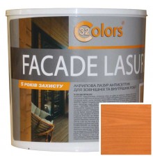 Фарба-блакитна для дерева фасадна побутова 32 COLOR 0,8л Мігдаль