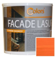 Фарба-блакитна для дерева фасадна побутова 32 COLOR 0,8л Горобина