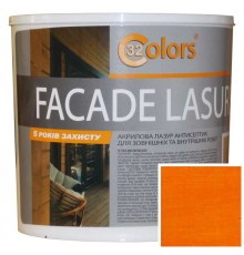 Фарба-блакитна для дерева фасадна побутова 32 COLOR 0,8л Пінія