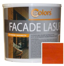 Фарба-блакитна для дерева фасадна побутова 32 COLOR 0,8л Махагон