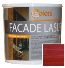 Фарба-блакитна для дерева фасадна побутова 32 COLOR 0,8л Вишня