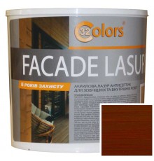 Фарба-блакитна для дерева фасадна побутова 32 COLOR 0,8л Шоколад