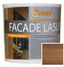 Фарба-блакитна для дерева фасадна побутова 32 COLOR 0,8л Кедр