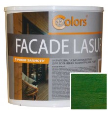 Фарба-блакитна для дерева фасадна побутова 32 COLOR 0,8л Кіпаріс