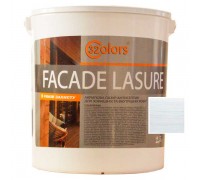 Blue paint for wood, household facade, 32 COLOR 2.5L, White